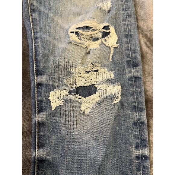 American Eagle Jeans Mens 29x32 Distressed Athletic Skinny AirFlex Temp Tech Den - Picture 3 of 16